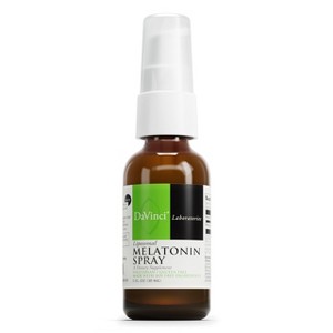 DaVinci Labs Liposomal Melatonin Spray - Dietary Supplement for Restful Sleep, Menopause and Immune Support* - Gluten-Free - Vegetarian - 30mL - 1 of 4