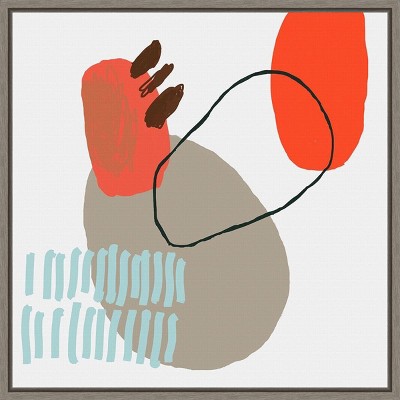 16" x 16" Marking The Days by Niya Christine Framed Canvas Wall Art - Amanti Art