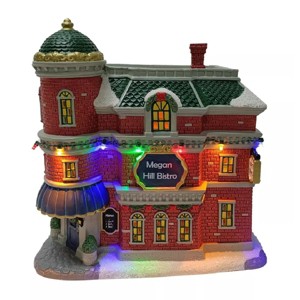 Carole Towne Megan Hill Bistro Christmas Village Scene #5286196 - 1 of 4