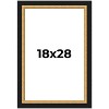 PosterPalooza | Embellished Brown Picture Frame - UV Acrylic, Foam Board Backing, Hanging Hardware - 2 of 4