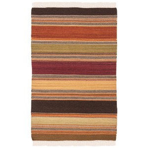 Striped Kilim STK315 Hand Woven Area Rug  - Safavieh - 1 of 4