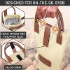 OPUX Wine Bag Single Bottle Carrier Tote, Insulated Thermal Padded Portable Carry Case Travel Cooler Picnic Beach Gift - 4 of 4