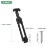 Unique Bargains Rubber Flexible Draw Latches Durable Shock Absorption Flexible Draw Latch 4 Pcs - 3 of 4