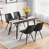Yaheetech Set of 4 Urban Style Dining Chairs with Metal Legs for Kitchen Dining Room Living Room Office - 2 of 4