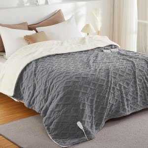 Heated Blanket, Soft Washable Electric Blanket, Heating Blanket for Bedding, With 10 Heat Settings, Sofa and Bed - 1 of 4