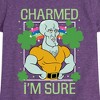 Girls' - SpongeBob Squarepants - Charmed I'm Sure Fitted Short Sleeve Graphic T-Shirt - 2 of 4