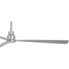 65" Minka Aire Simple Brushed Nickel Outdoor Ceiling Fan with Remote - image 3 of 4