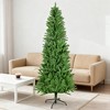 KTMBDW Green Artificial Pencil Christmas Tree, Premium Hinged Pine Tree with Metal Legs, Perfect for Home, Shops and Holiday Decoration - 3 of 4