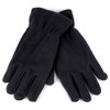 Solid Fleece 3-Piece Gloves Scarf Hat Winter Set For Men - 2 of 4