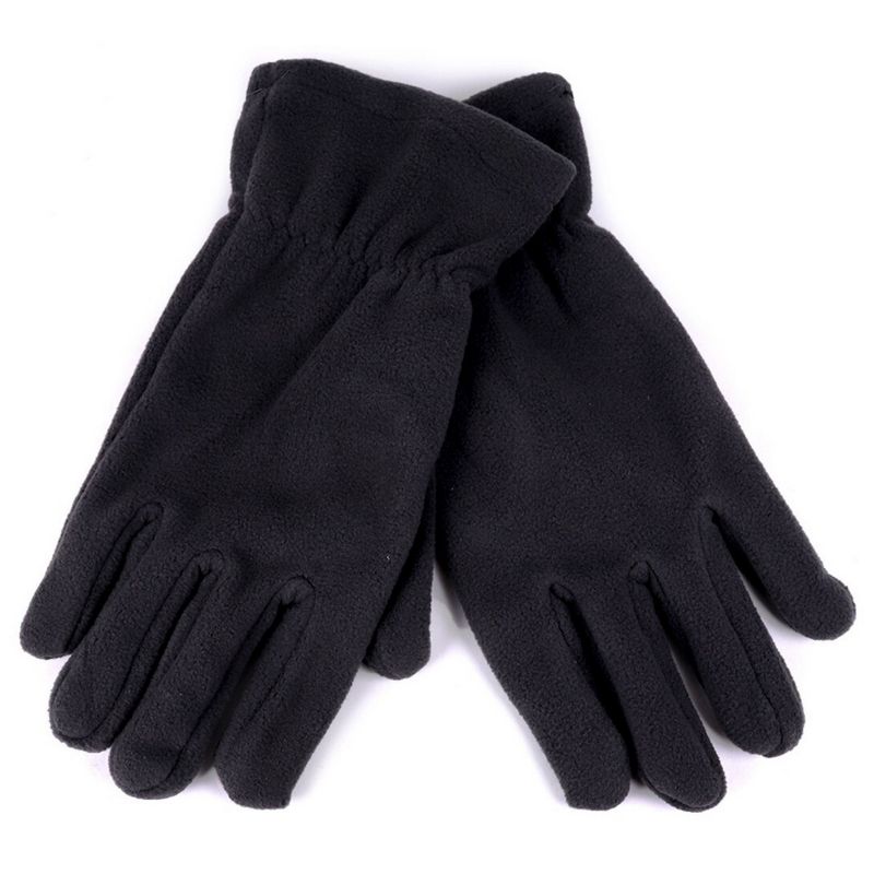 Solid Fleece 3-Piece Gloves Scarf Hat Winter Set For Men, 2 of 6