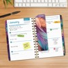 HARDCOVER 2026 Planner, 5.5"x8": 14 Months (Nov 2025-Dec 2026), Daily/Weekly/Monthly,  Bookmark, Pocket Folder w Sticky Notes (Pastel Peacock) - 3 of 4