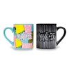 Silver Buffalo Disney Nightmare Before Christmas Jack and Sally "Meant To Be" Ceramic Mug Set - 2 of 4