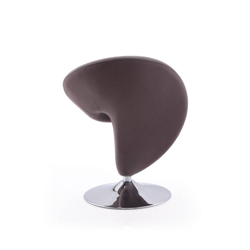 Curl Wool Blend Swivel Accent Chair - Manhattan Comfort, 5 of 6
