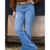 Women's Jennifer Sugar Fade Flare Jeans - KIMES - 2 of 4