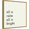 Amanti Art All is Calm by Amanti Art Portfolio Canvas Wall Art Print Framed 22 x 22-in. - 3 of 4