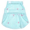 The Worthy Dog Embroidered Flamingos Gingham Check Adjustable Pet Dress - 3 of 3