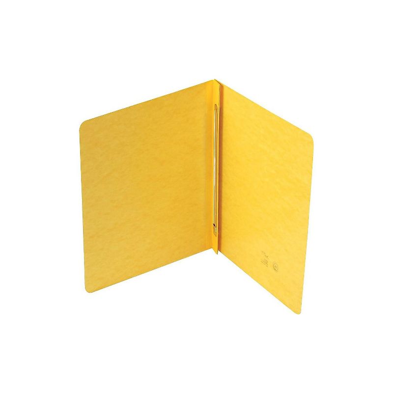 Smead Side Opening PressGuard Report Cover Prong Fastener Letter Yellow 81852, 4 of 6