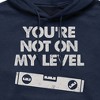 Men's - Instant Message - Get On My Level Graphic Fleece Pullover Hoodie - 2 of 4