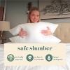 ComfyDown ComfyDream Medium Support Down Feather Blend Bed Pillow 100% Cotton Cover Made in USA - 4 of 4