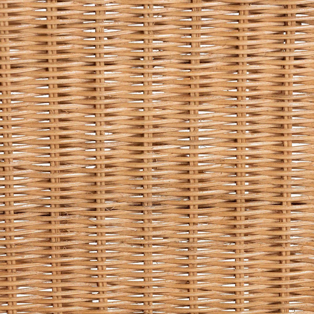 bali & pari Oxford Round Back Rattan Set of 2 Dining Chair Light Honey - thumbnail 5