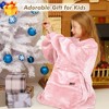 Tirrinia Girls Boys Blanket Hoodie Sweatshirt, Oversized Fleece Pullover, Hooded Fleece Lined Blanket, Christmas Gift for Kids Teens, Youth - 2 of 4