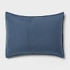 Ruched Velvet Quilt Sham - Threshold™ - 3 of 3