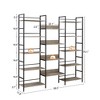 NicBex 70.10" 5-Tier Bookshelf with Open Storage Shelves Bookcases for Living Room Home Office - 3 of 4