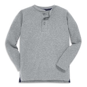 Primary Kids Heathered Long Sleeve Henley Tee - 1 of 1