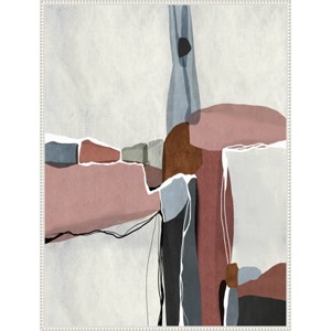 Amanti Art 32"x42" Moony by Roberto Moro Framed Canvas Wall Art Print: Modern Lithograph, Polystyrene Frame - 1 of 4