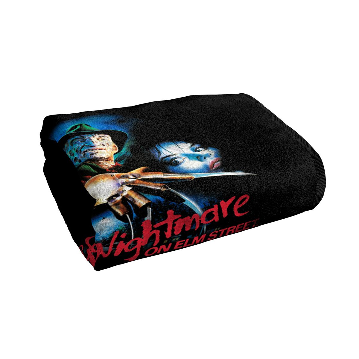 A Nightmare On Elm Street Vintage Airbrush Poster 30" x 60" Beach Towel - thumbnail 3