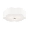 Livex Lighting Chelsea 3 - Light Flush Mount in  Brushed Nickel - 3 of 3