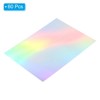 Unique Bargains Scrapbook Poster DIY Craft Reflective Mirror Holographic Cardstocks - 3 of 4