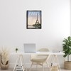 Stupell Industries Paris Tower Landmark Black Framed Floater Canvas Wall Art - 2 of 4