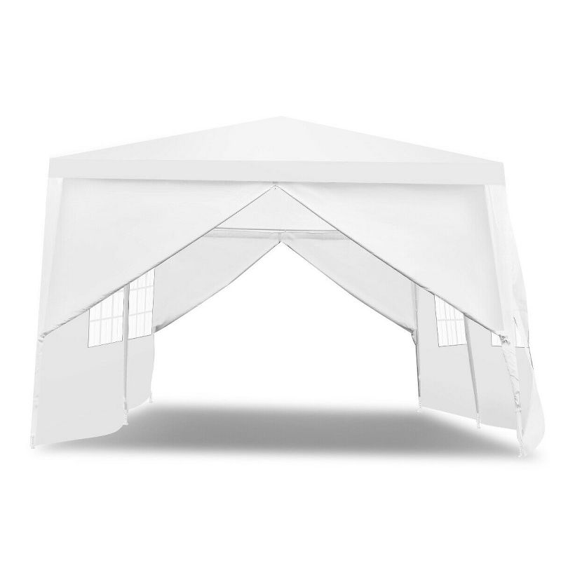 Costway Wedding Tent Canopy Party 10'x20' Heavy Duty Gazebo Cater Event W/Side Walls, 1 of 11
