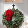 Attract 2pk 4.7" Pinch Free Magnetic Wreath Hanger Brushed Nickel: Indoor/Outdoor Use - 2 of 3