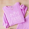 Simply Sage Market Teachers Plant Seeds That Grow Forever Lightweight Garment Dyed Sweatshirt - 3 of 4