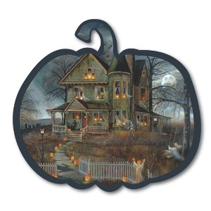 Courtside Market Haunted House 12x12 Pumpkin Artboard - 1 of 2