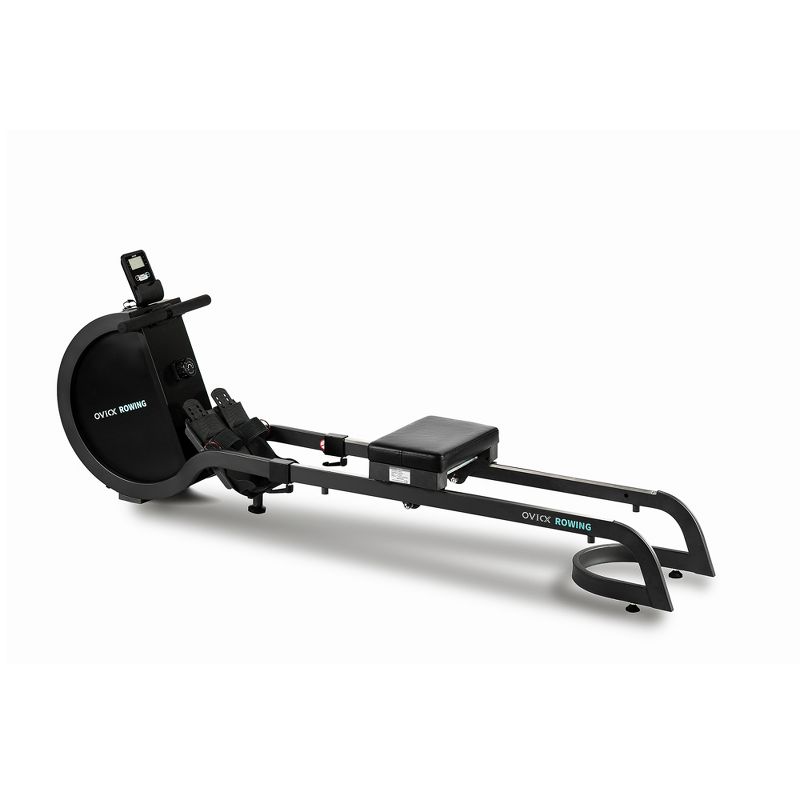 OVICX R100 Foldable Home Rower with Adjustable Foot Plate, Extra Long Track, and 16 Point Intensity Levels for Full-Body Workouts, 1 of 7