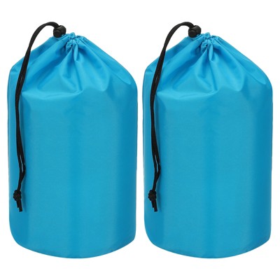 Unique Bargains Camping Hiking Travel Waterproof Portable Tent Sleeping Bag Stuff Sacks 2 Pcs
