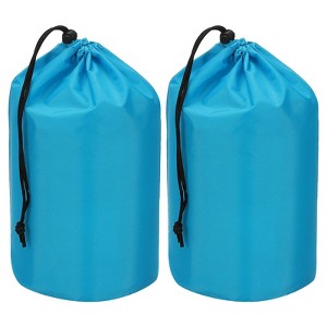 Unique Bargains Camping Hiking Travel Waterproof Portable Tent Sleeping Bag Stuff Sacks 2 Pcs - 1 of 4