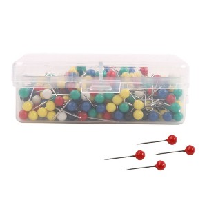 Unique Bargains Round Head Push Pins for Home Office Bulletin Board Crafts 500 Pcs - 1 of 4
