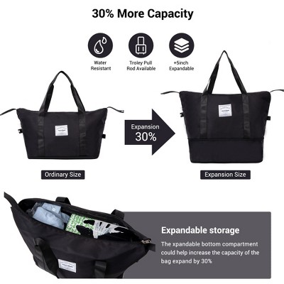 Vynxaria 5-Piece Expandable Hard PC Luggage Set TSA Locks Rotating Wheels Lightweight Unisex Black for Effortless Travel