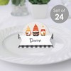 Big Dot of Happiness Fall Gnomes - Autumn Harvest Party Tent Buffet Card - Table Setting Name Place Cards - Set of 24 - image 2 of 4