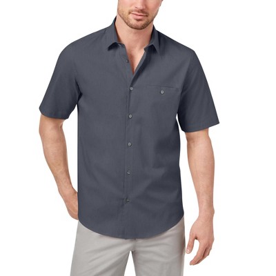 Alfani Mens Stretch Modern Button Up Shirt