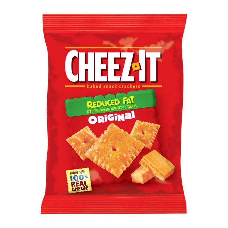 Cheez-It Reduced Fat Baked Snack Crackers - 1oz - 12ct, 6 of 9