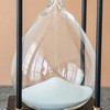 TopComfy Decorative Object Hourglass with Wooden Frame for Stylish Home Office Decor, White, 4.3"*4.3"*12" - 4 of 4