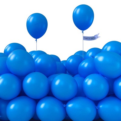 PartyWoo Balloons Royal Blue Matte Dark 5 Inch 120 pcs