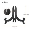Unique Bargains Plastic Rotatable Foldable Picture Book Decorative Easels or Stands 4 Pcs - 2 of 4