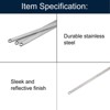 Unique Bargains Stainless Steel Polished Bracelet Blanks for DIY Jewelry Making 4 Pcs - 3 of 4