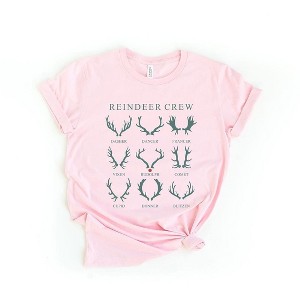 Simply Sage Market Women's Reindeer Short Sleeve Graphic Tee - 1 of 4